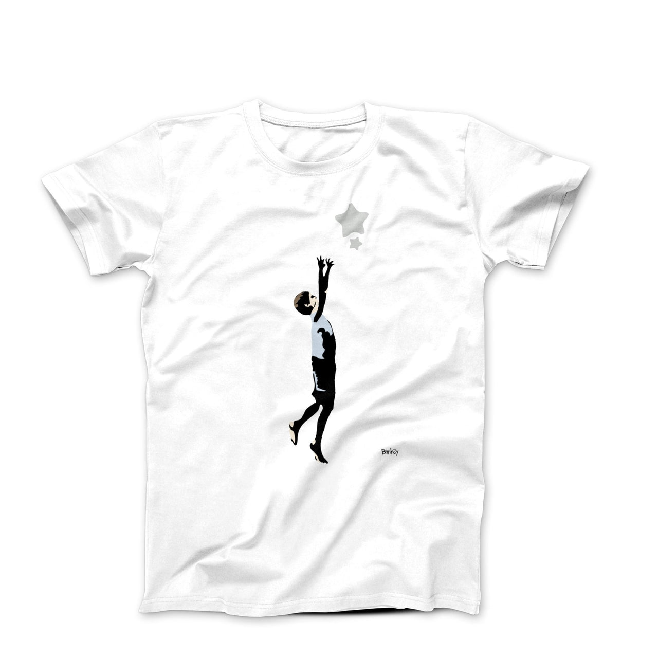 Banksy Reach For The Stars Street Art T-shirt - Street, Pop & Media Art - Harvey Ltd