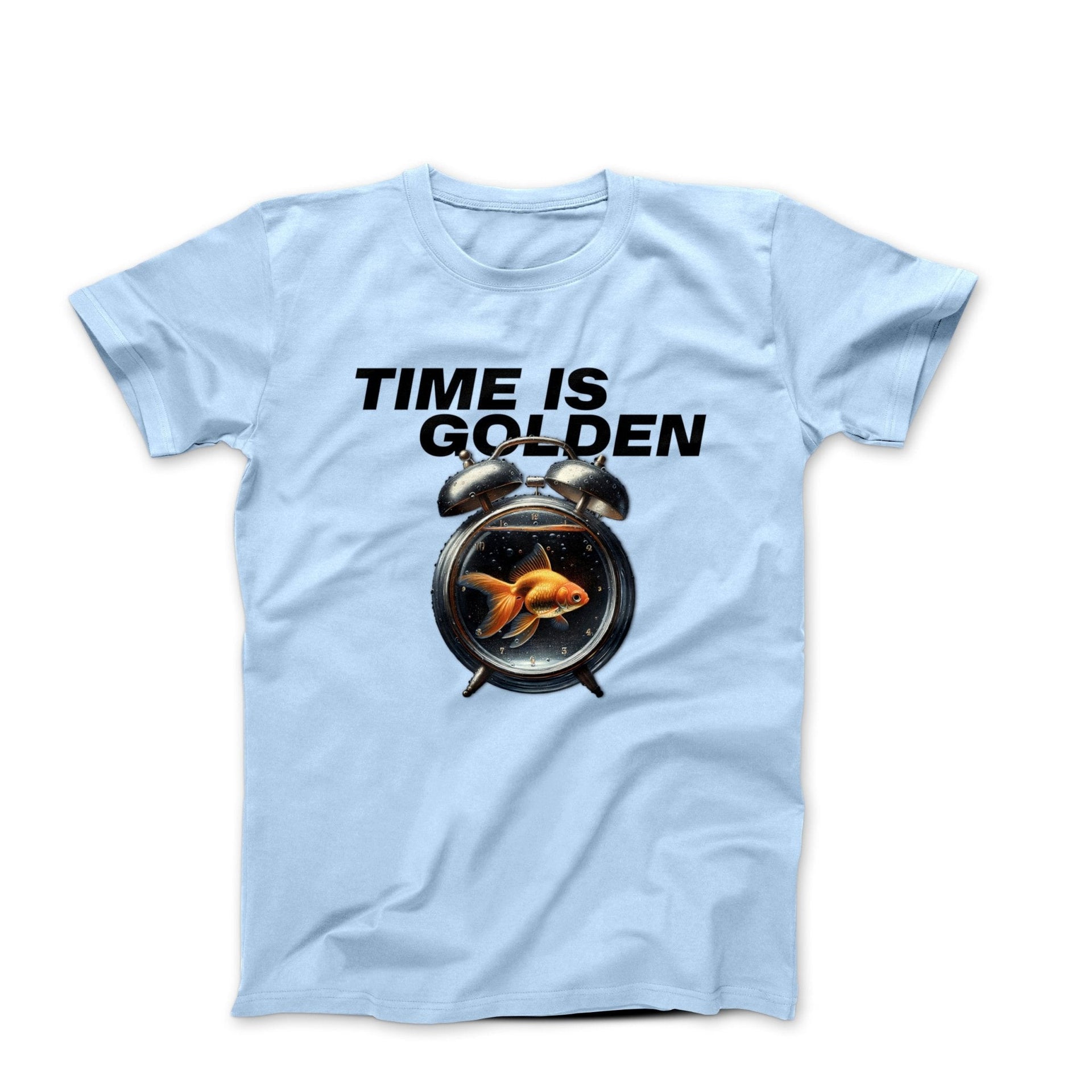 Time Is Golden Illustration T-shirt - Humorous, Lifestyle & Others - Harvey Ltd