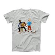 Tin Tin Singing With Capt. Haddock T - shirt - Clothing - Harvey Ltd