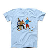 Tin Tin Singing With Capt. Haddock T - shirt - Clothing - Harvey Ltd