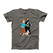 Tin Tin, Snowy & Capt. Haddock T - shirt - Clothing - Harvey Ltd