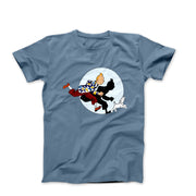 Tin Tin & Snowy In A Spotlight T - shirt - Clothing - Harvey Ltd