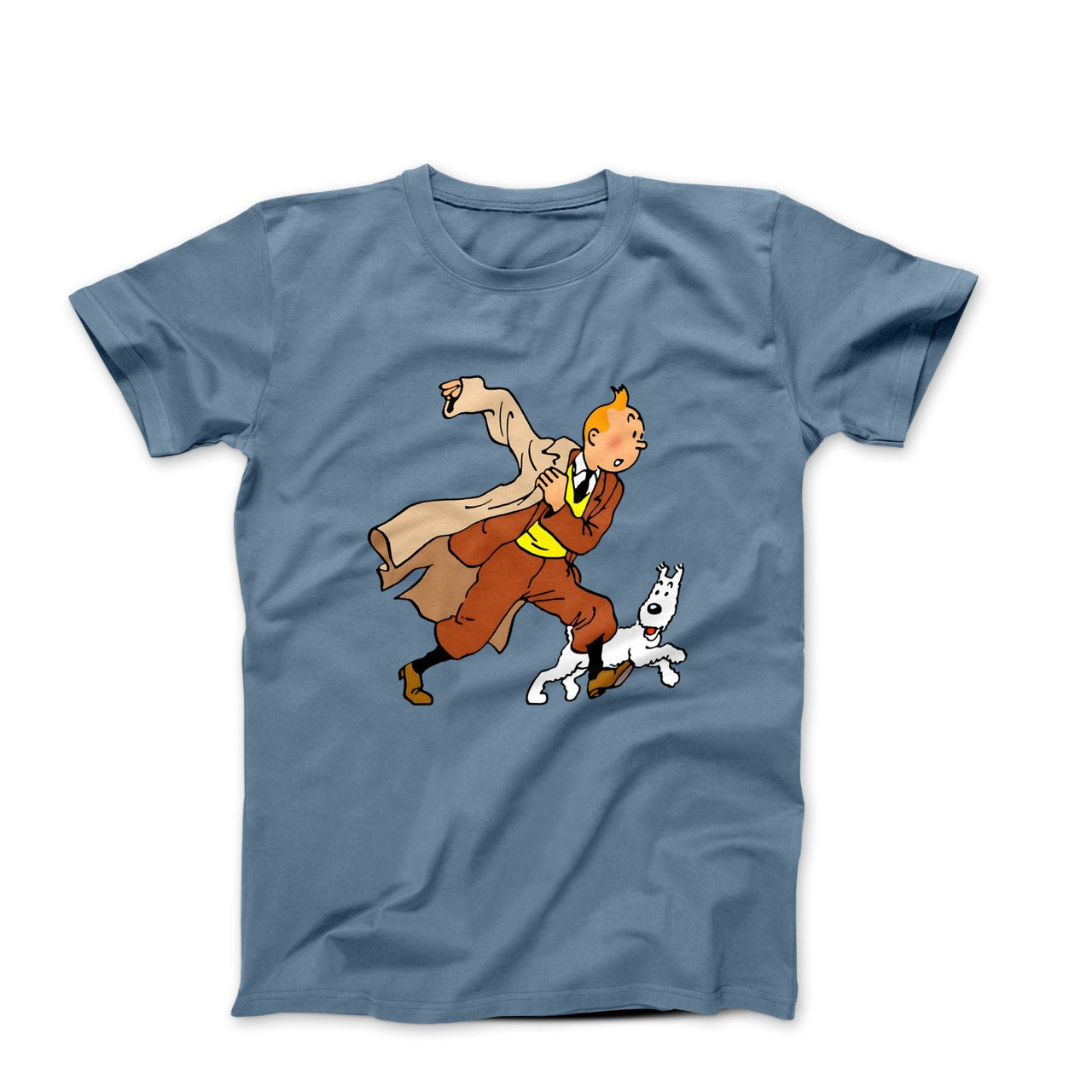 Tin Tin & Snowy Off On Adventure T - shirt - Clothing - Harvey Ltd