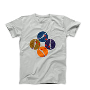 Trova Falling Man Canto Artwork T-shirt - Greatest Artists - Harvey Ltd