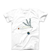 Trova Falling Man Pluto Artwork T-shirt - Greatest Artists - Harvey Ltd