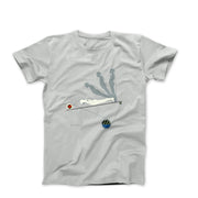 Trova Falling Man Pluto Artwork T-shirt - Greatest Artists - Harvey Ltd