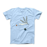 Trova Falling Man Pluto Artwork T-shirt - Greatest Artists - Harvey Ltd