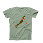 Trova Falling Man Study Artwork T-shirt - Greatest Artists - Harvey Ltd