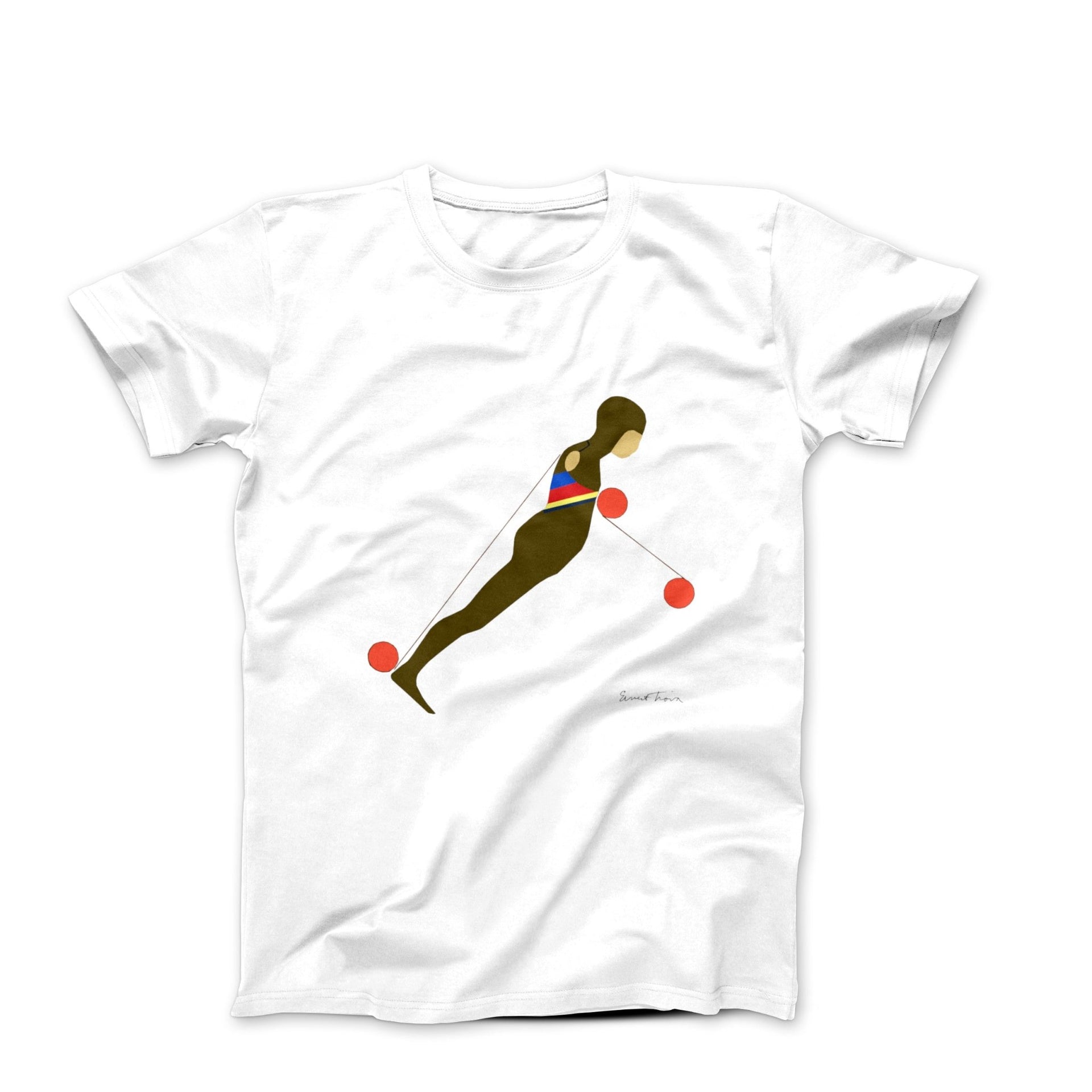 Trova Falling Man Study Artwork T-shirt - Greatest Artists - Harvey Ltd