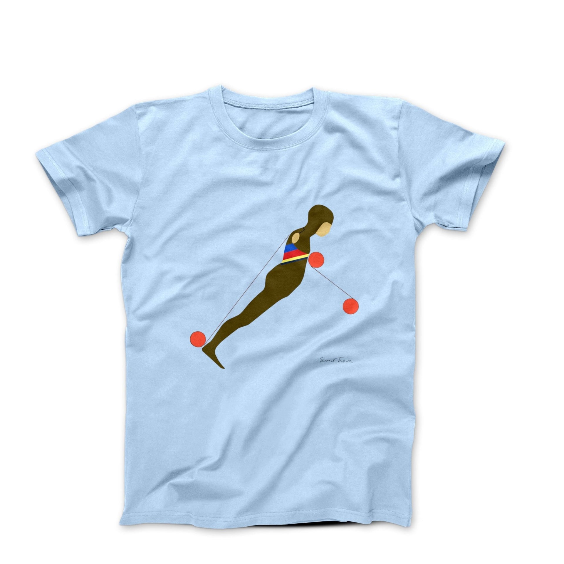 Trova Falling Man Study Artwork T-shirt - Greatest Artists - Harvey Ltd