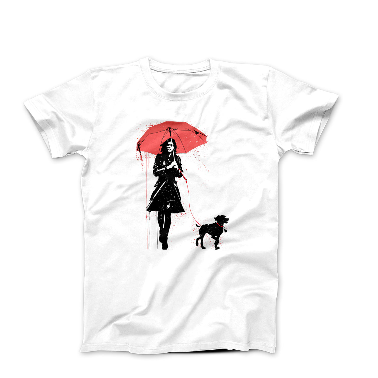 The Red Umbrella Street Art T-shirt