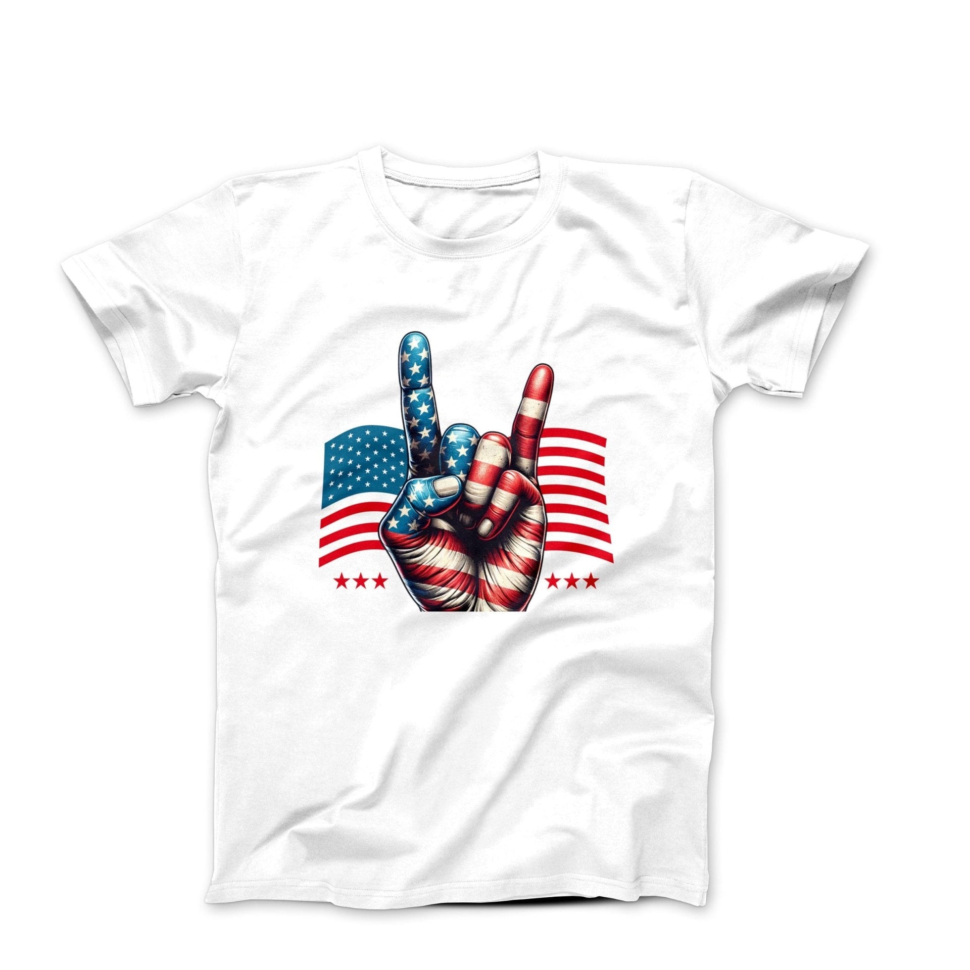 United We Stand Illustration T-shirt - Americana & Patriotic - Harvey Ltd