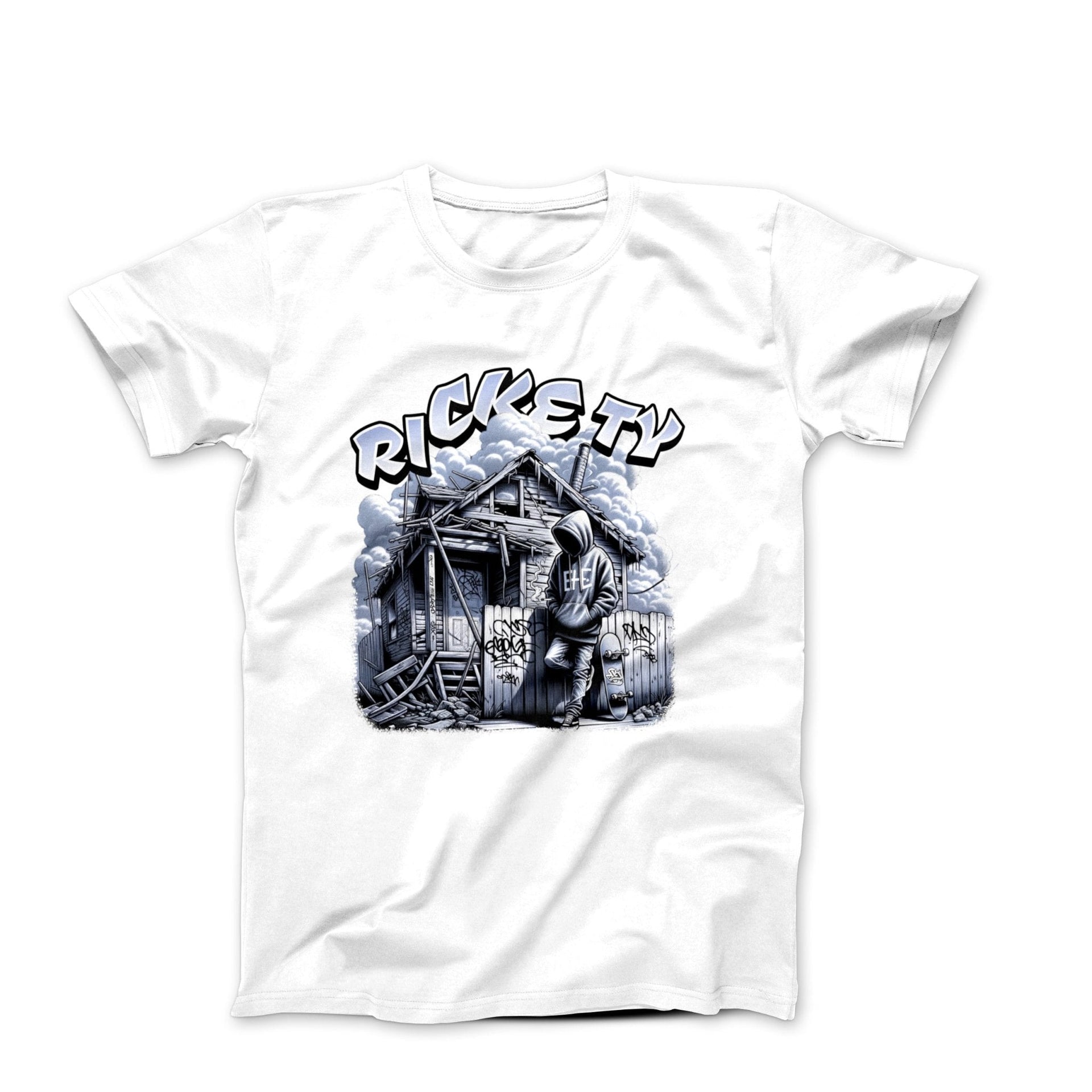 Urban Rickety Illustration T-shirt - Street, Pop & Media Art - Harvey Ltd