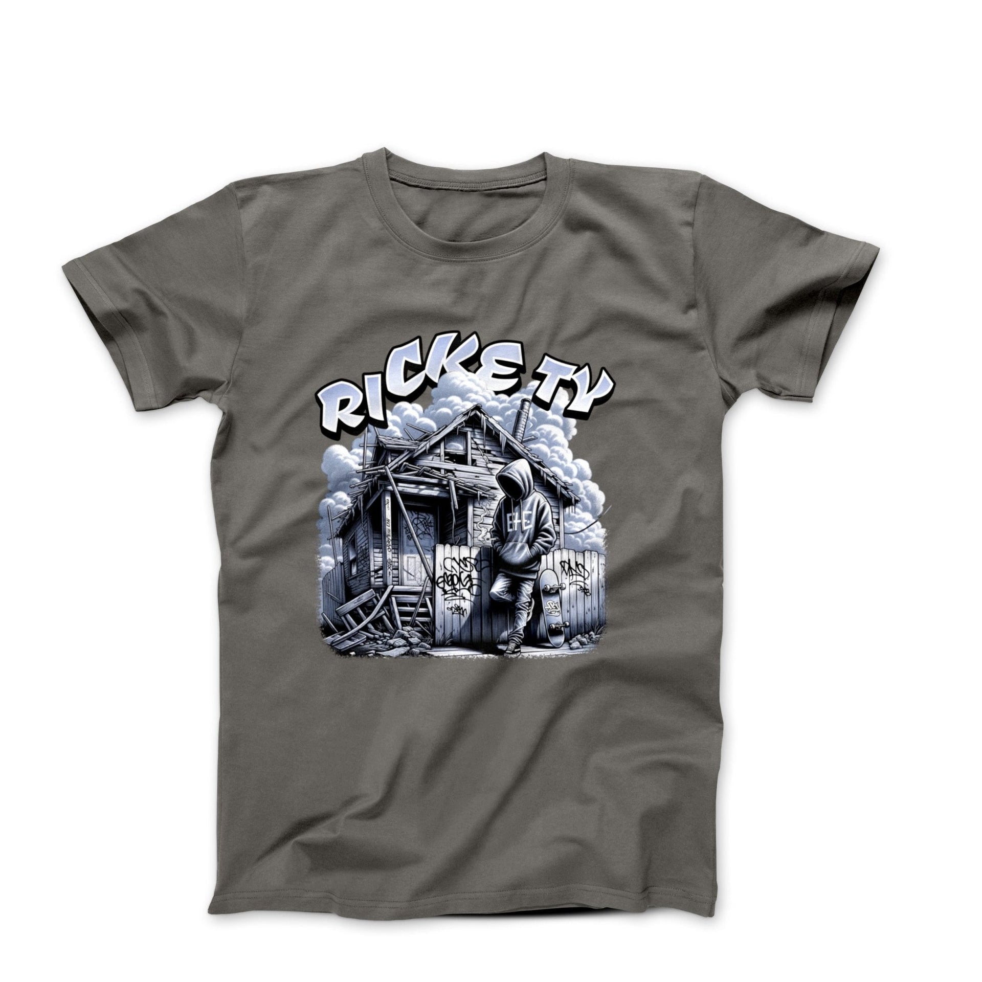 Urban Rickety Illustration T-shirt - Street, Pop & Media Art - Harvey Ltd