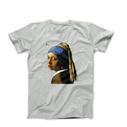 Vermeer Girl With Pearl Earring (1665) Art T-shirt - Greatest Artists - Harvey Ltd