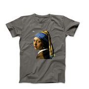 Vermeer Girl With Pearl Earring (1665) Art T-shirt - Greatest Artists - Harvey Ltd