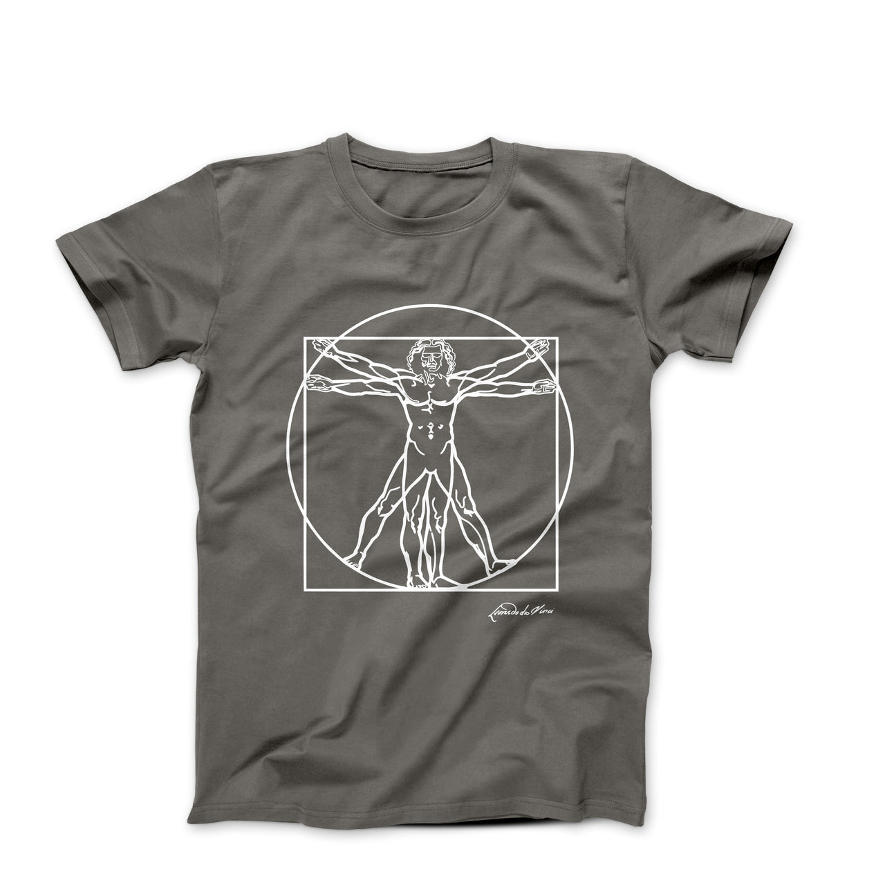 Leonardo Da Vinci Vitruvian Man Sketch T-Shirt