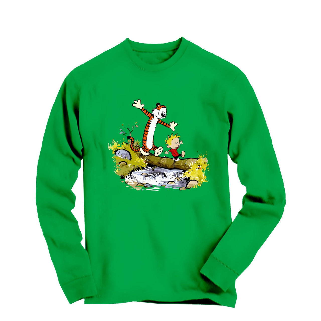 Walking Across A Log Comics Long Sleeve Tee - Clothing - Harvey Ltd