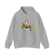 Walking Across A Log Illustration Hoodie - Comics, Movies & Music - Harvey Ltd