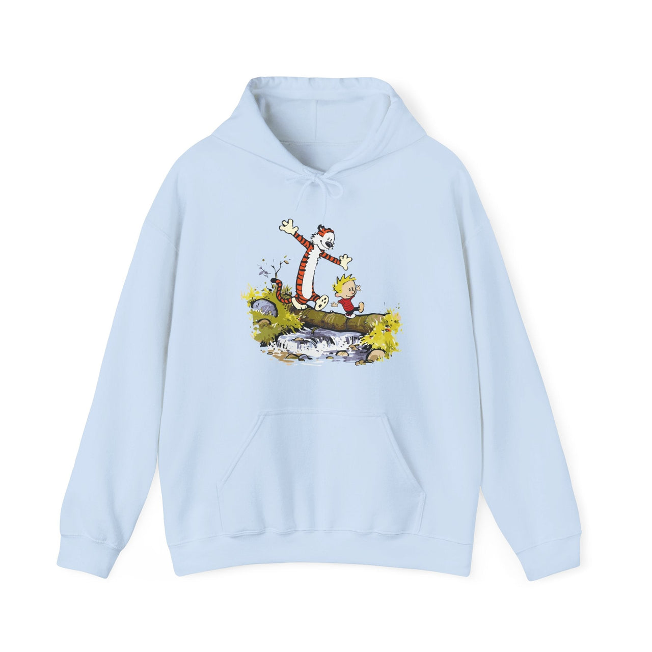 Walking Across A Log Illustration Hoodie - Comics, Movies & Music - Harvey Ltd
