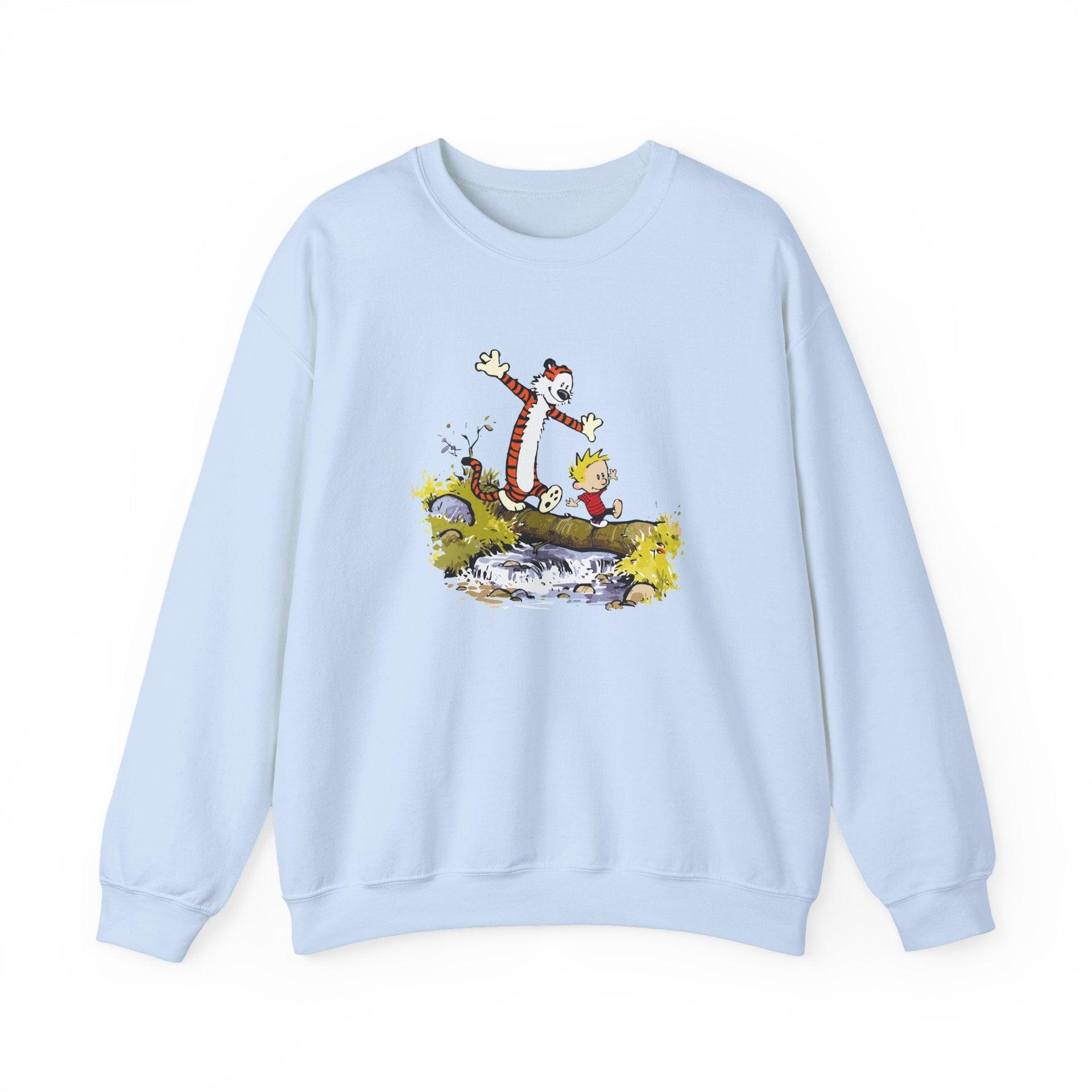 Walking Across a Log Illustration Sweatshirt - Comics, Movies & Music - Harvey Ltd
