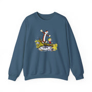Walking Across a Log Illustration Sweatshirt - Comics, Movies & Music - Harvey Ltd