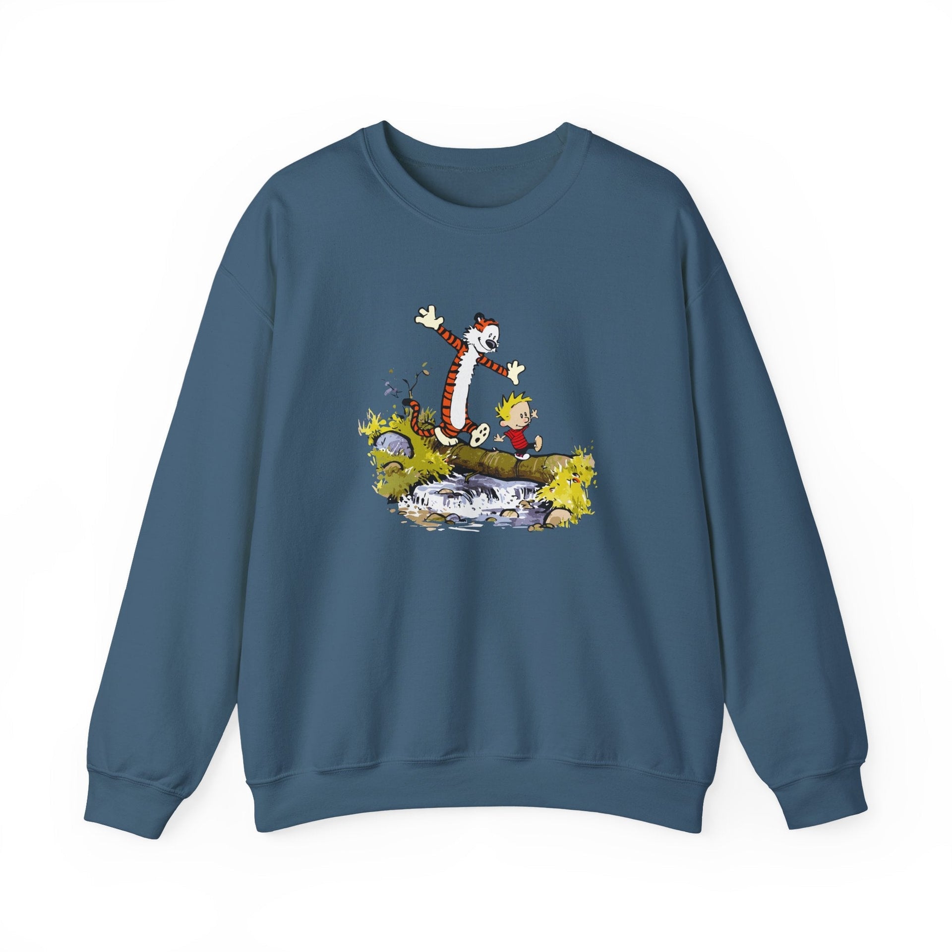 Walking Across a Log Illustration Sweatshirt - Comics, Movies & Music - Harvey Ltd
