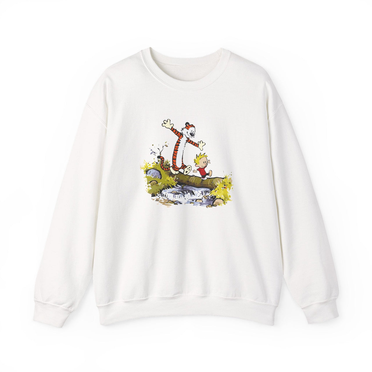 Walking Across a Log Illustration Sweatshirt - Comics, Movies & Music - Harvey Ltd