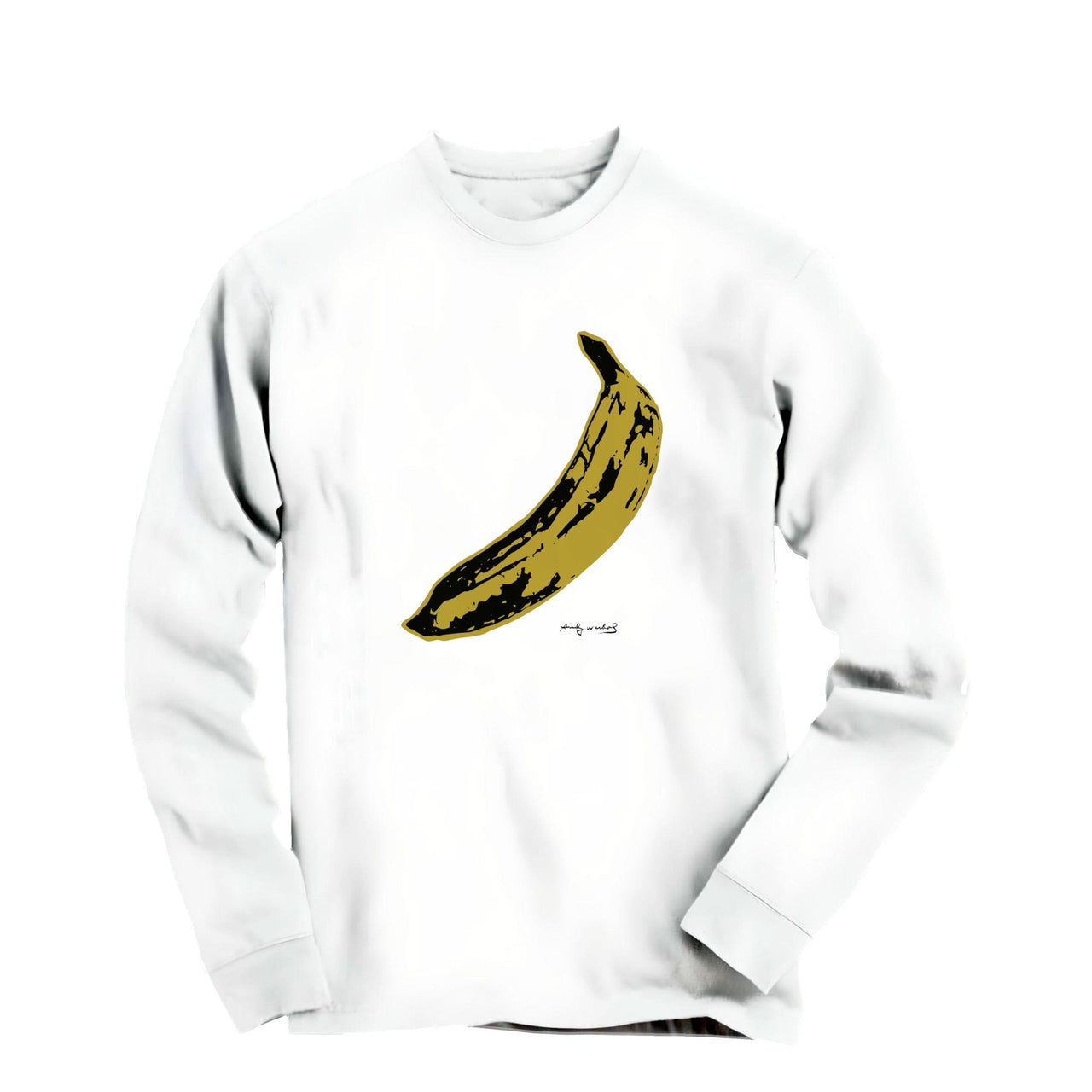 Warhol's Banana 1967 Long Sleeve Tee - Street, Pop & Media Art - Harvey Ltd
