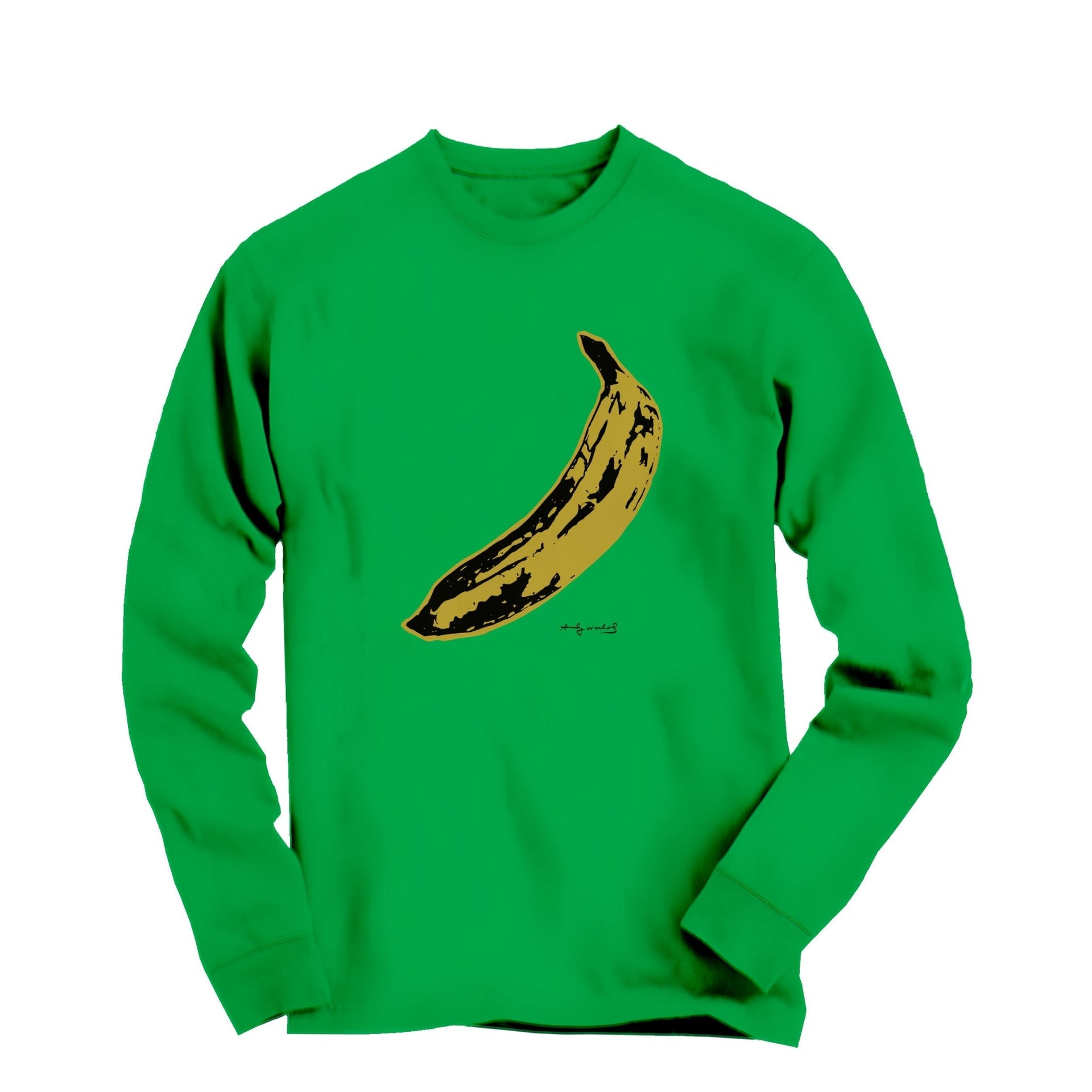 Warhol's Banana (1967) Long Sleeve Tee - Street, Pop & Media Art - Harvey Ltd