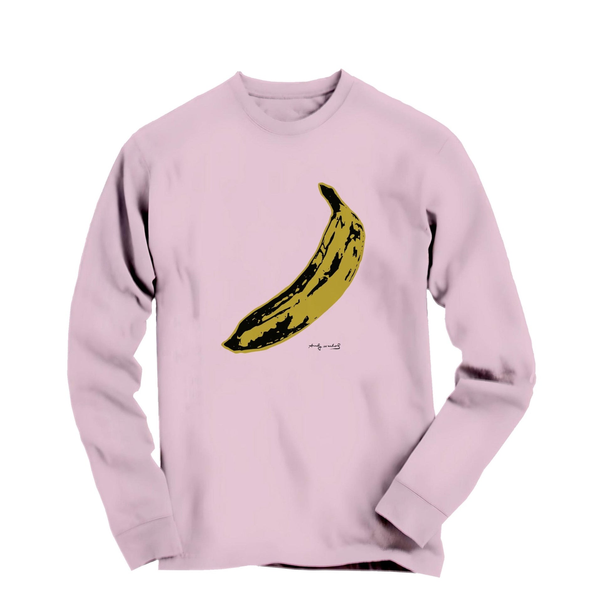 Warhol's Banana (1967) Long Sleeve Tee - Street, Pop & Media Art - Harvey Ltd
