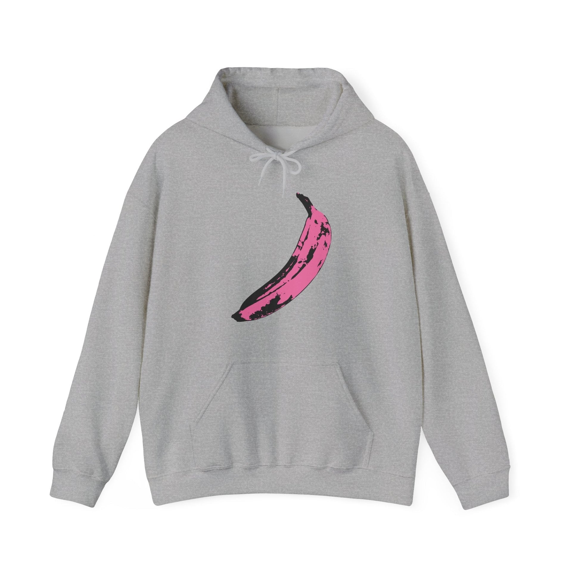 Warhol's Pink Banana 1967 Hoodie - Street, Pop & Media Art - Harvey Ltd
