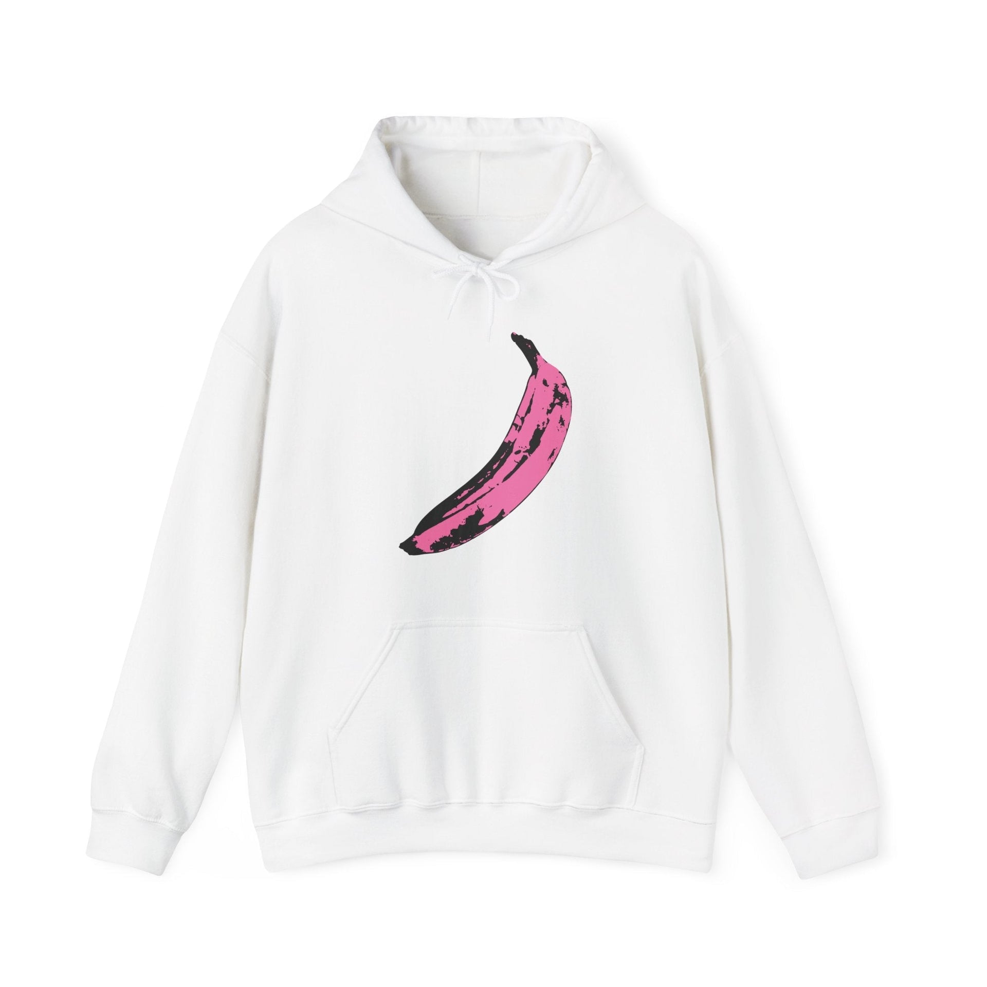 Warhol's Pink Banana 1967 Hoodie - Street, Pop & Media Art - Harvey Ltd