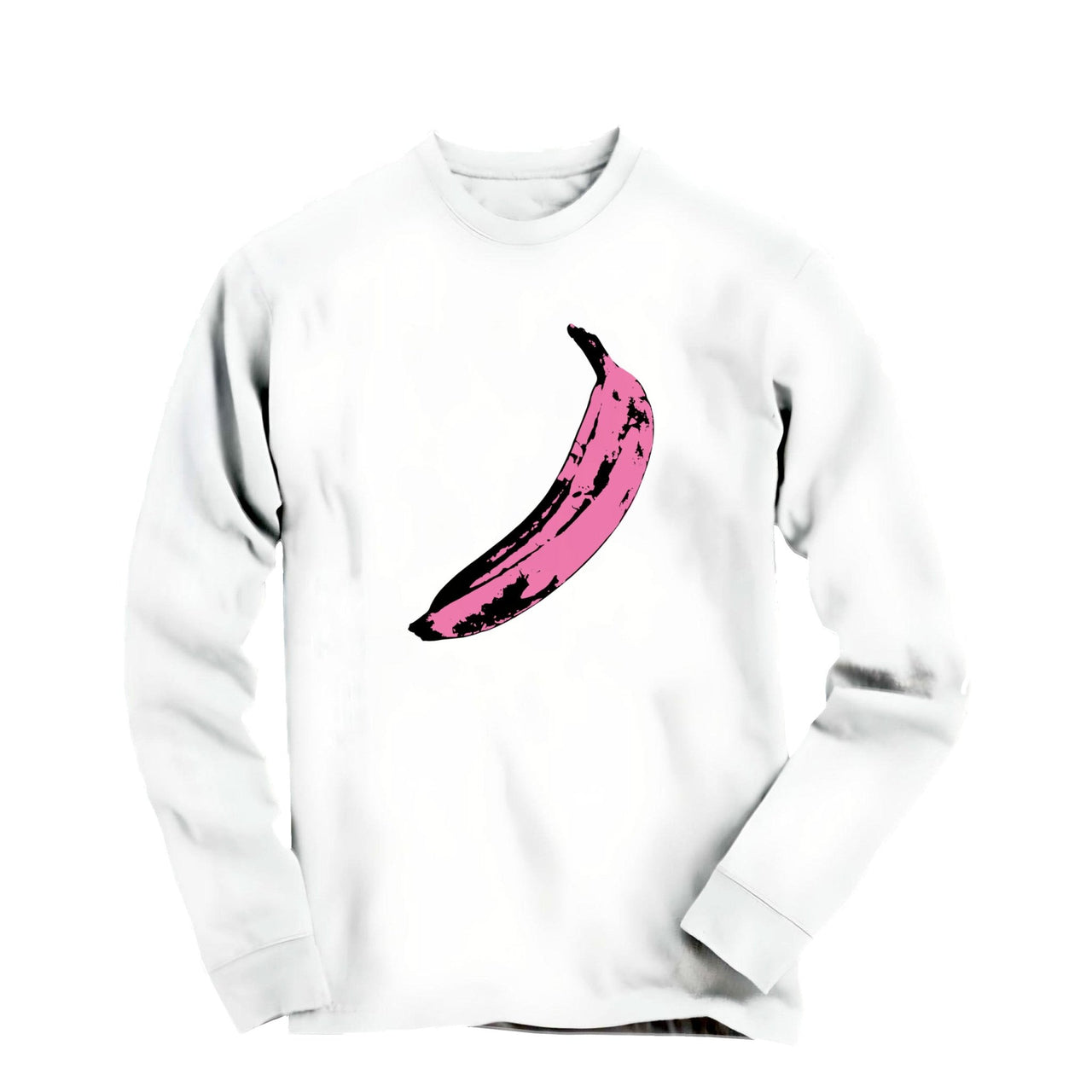 Warhol's Pink Banana (1967) Long Sleeve Tee - Street, Pop & Media Art - Harvey Ltd