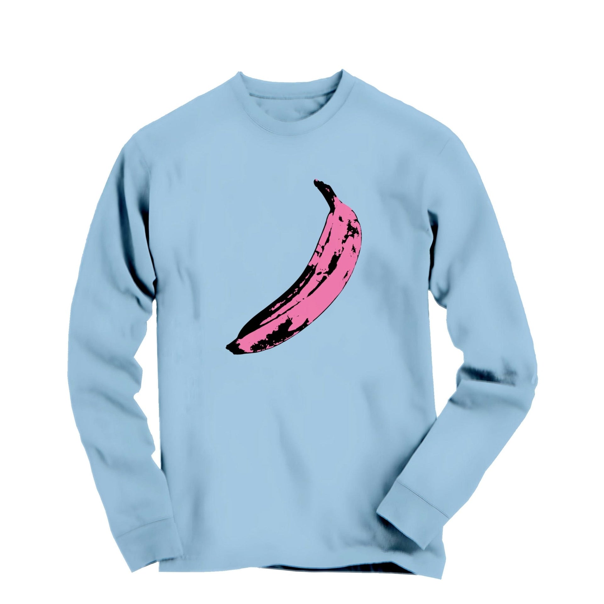Warhol's Pink Banana (1967) Long Sleeve Tee - Street, Pop & Media Art - Harvey Ltd