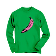 Warhol's Pink Banana (1967) Long Sleeve Tee - Street, Pop & Media Art - Harvey Ltd