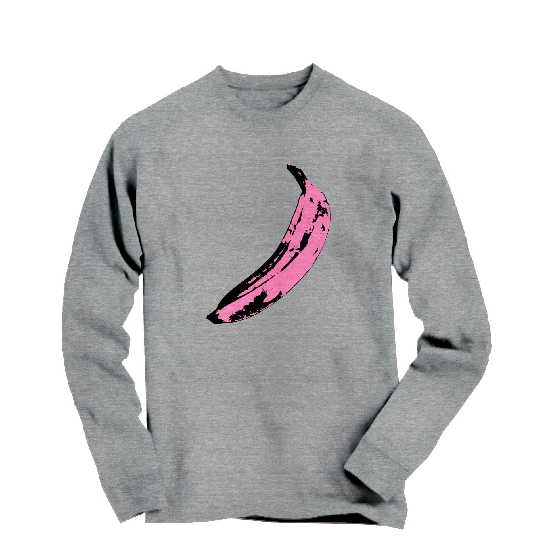 Warhol's Pink Banana (1967) Long Sleeve Tee - Street, Pop & Media Art - Harvey Ltd