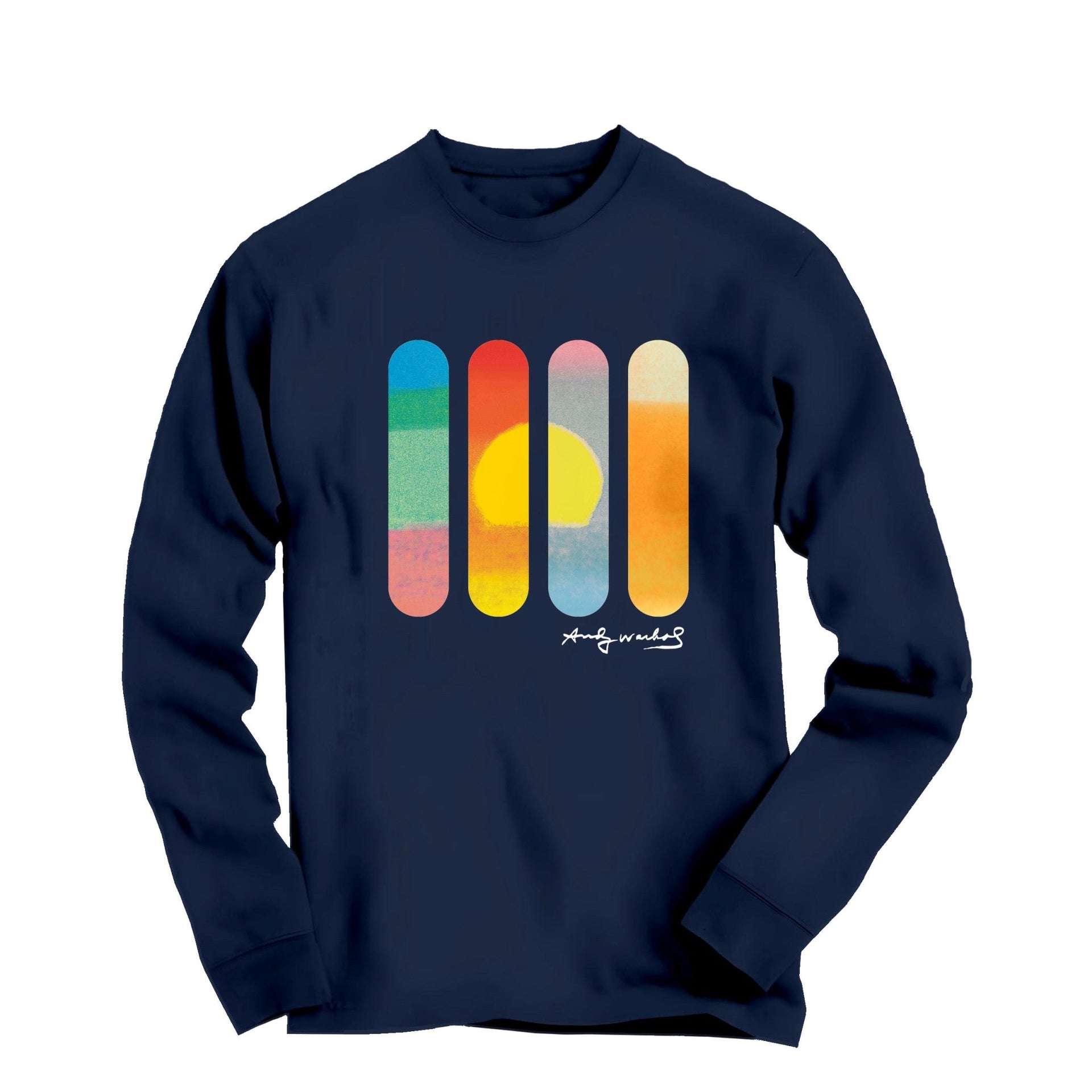 Warhol's Sunset Art Long Sleeve Tee - Street, Pop & Media Art - Harvey Ltd