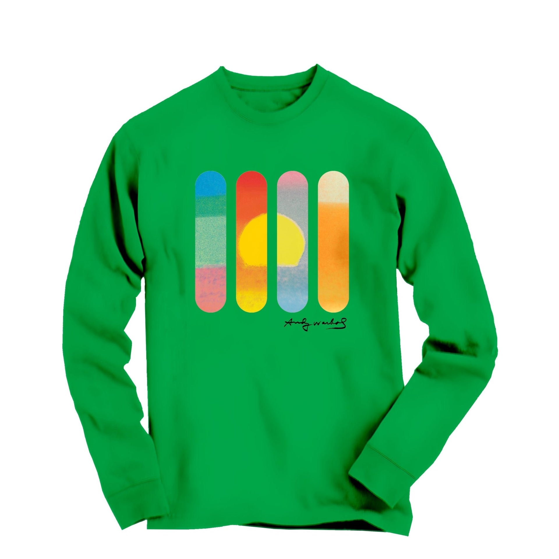 Warhol's Sunset Art Long Sleeve Tee - Street, Pop & Media Art - Harvey Ltd