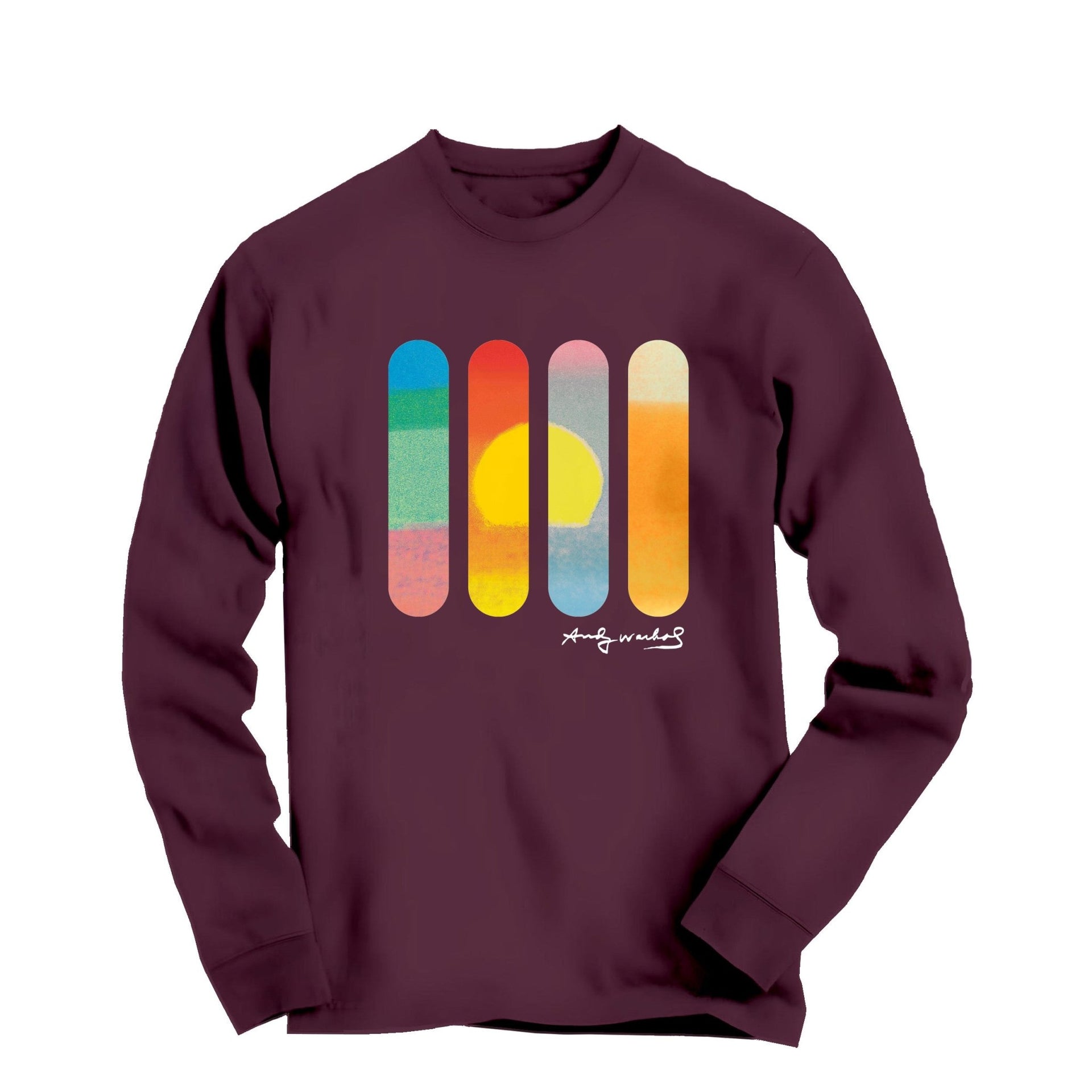 Warhol's Sunset Art Long Sleeve Tee - Street, Pop & Media Art - Harvey Ltd