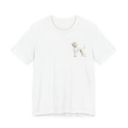 White Poodle Front & Back Printed T-shirt - Pets & Animals - Harvey Ltd