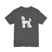 White Poodle Front & Back Printed T-shirt - Pets & Animals - Harvey Ltd