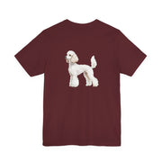 White Poodle Front & Back Printed T-shirt - Pets & Animals - Harvey Ltd