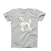 White Poodle Illustration T-shirt - Pets & Animals - Harvey Ltd