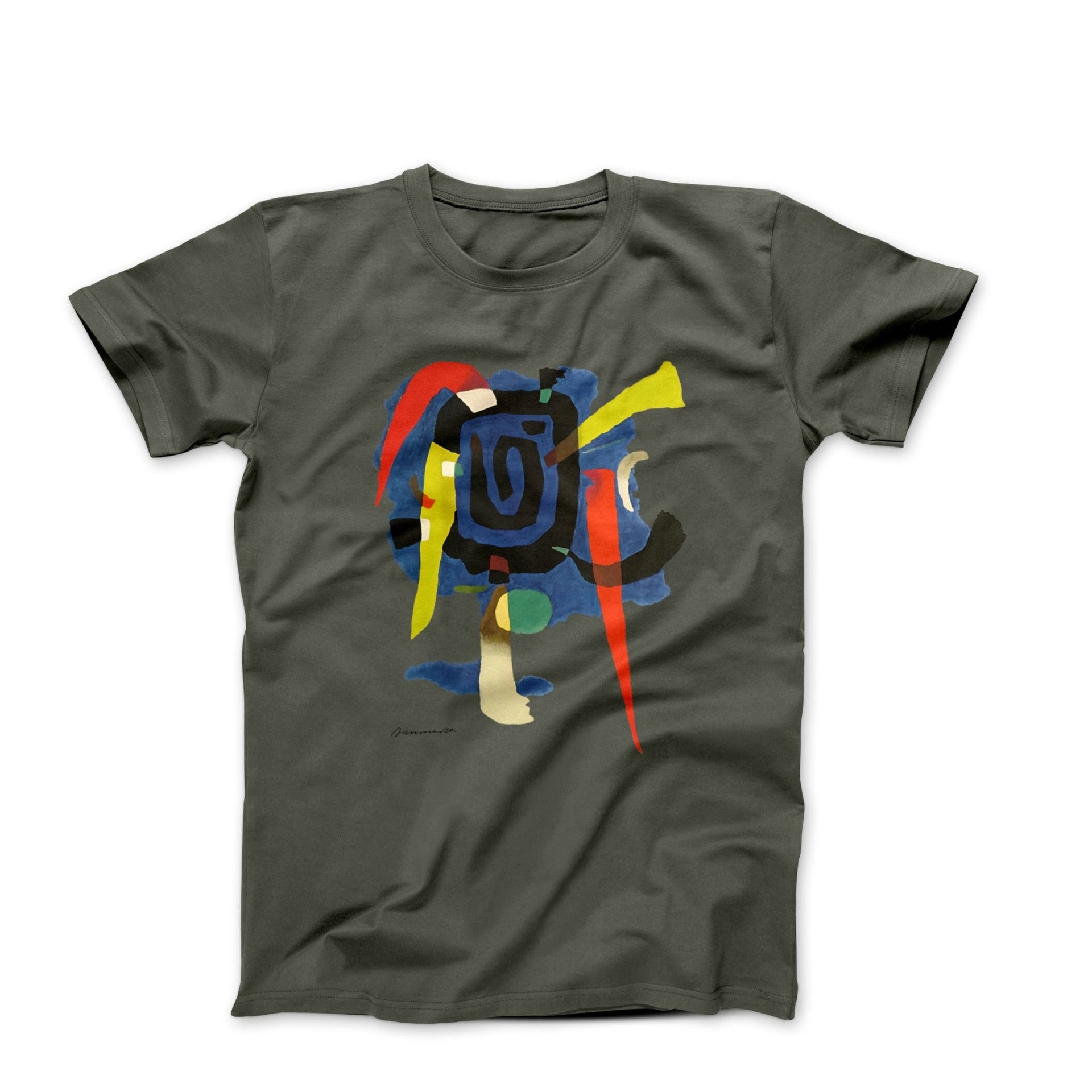 Willi Baumeister Bluxao 5 (1955) Artwork T - shirt - Clothing - Harvey Ltd