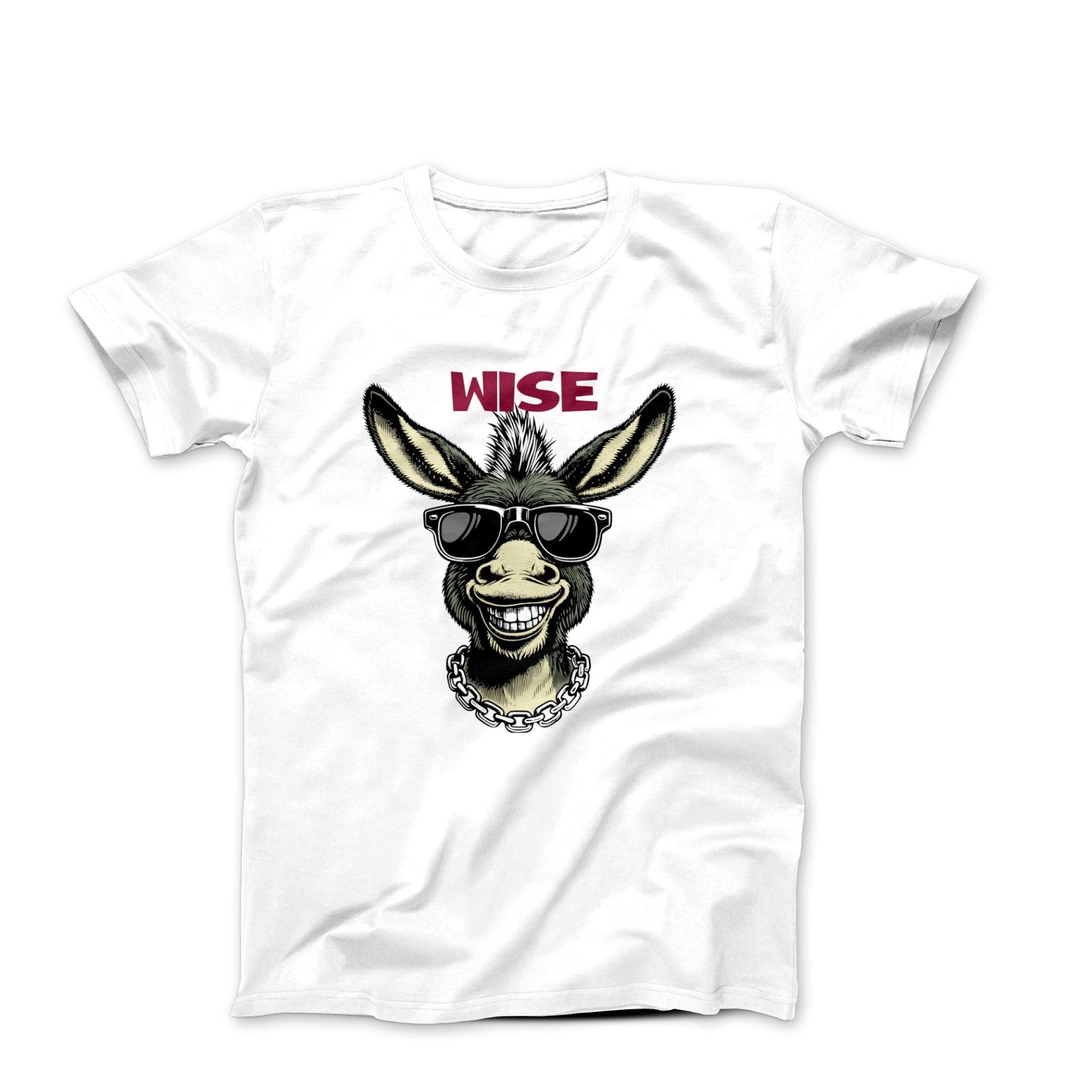 Wise A*s (Donkey) Illustration T-shirt - Movies, TV & Others - Harvey Ltd