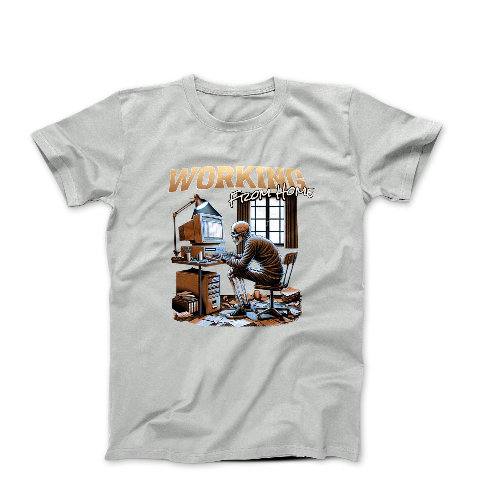 Working From Home Illustration T-shirt - Humorous, Lifestyle & Others - Harvey Ltd