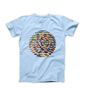 Y. Agam Kinetic Circle (1977) Artwork T - shirt - Clothing - Harvey Ltd