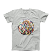 Y. Agam Kinetic Circle (1977) Artwork T - shirt - Clothing - Harvey Ltd