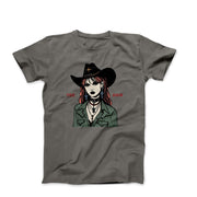 Yee Haw Cowgirl Illustration T-shirt - Americana & Patriotic - Harvey Ltd